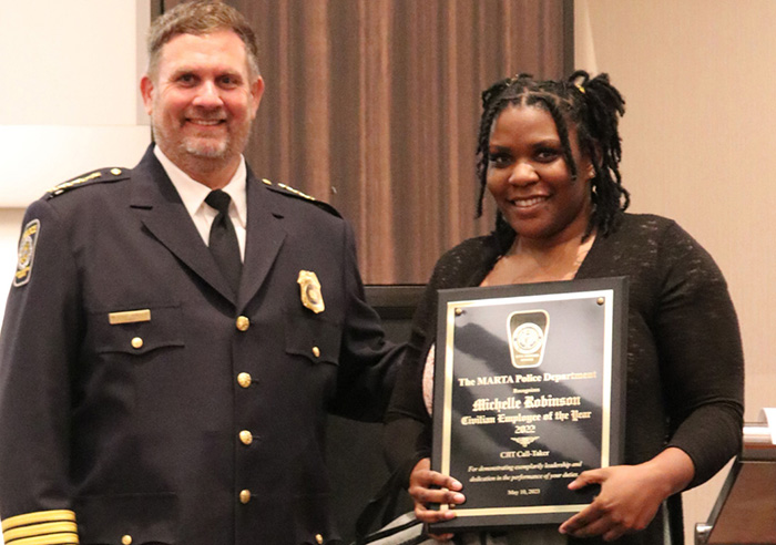 Civilian Employee of the Year - Call-Taker Michelle Robinson